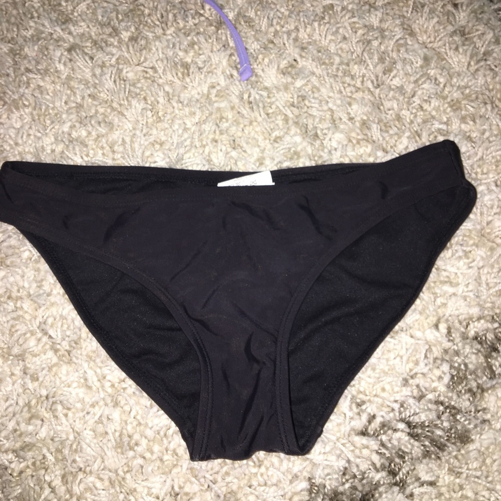 Black bikini bottom